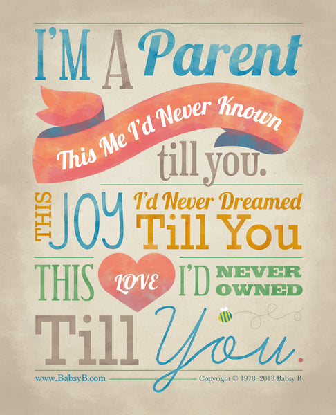 I'm A Parent - Poster