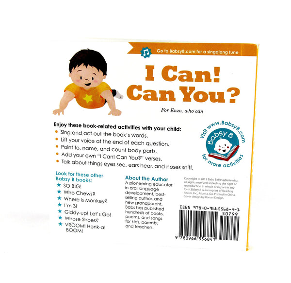 I Can! Can You? –– Duo Set: Book & Song (age 1+)