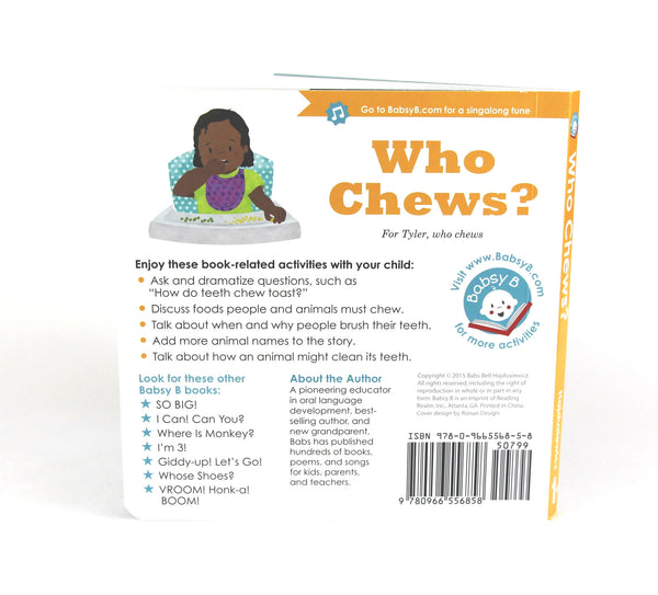 Who Chews? – Duo Set: Board Book & Song (age 1+)