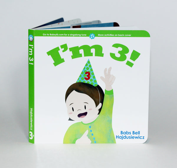 Babsy B Board Book Series - 8 Books & 8 Songs  (Ages 0 - 3+)