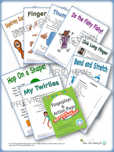 Poetry Works! Fingerplays & Action Plays: Rhymes to Read Aloud, Ages 3–5 (Digital Download)