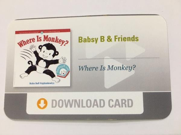 “Where Is Monkey?” Download Card