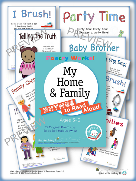 Poetry Works! My Home & Family: Rhymes to Read Aloud, Ages 3–5 (Digital Download)