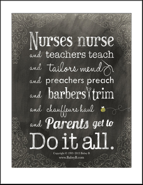 Parents Do It All! - Poster