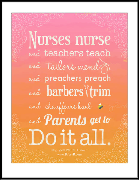 Parents Do It All! - Poster
