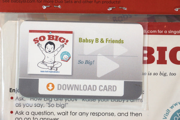 SO BIG!  - Duo Set: Board Book & Song (age 0+)