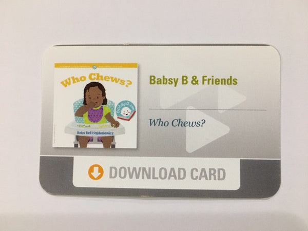 Who Chews? – Duo Set: Board Book & Song (age 1+)