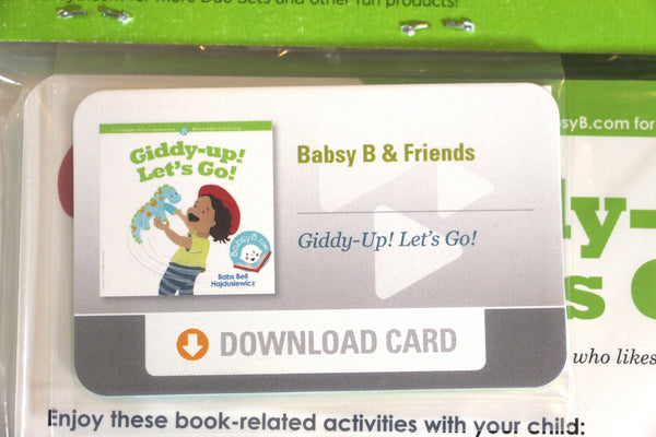 Giddy-up! Let’s Go! - Duo Set: Board Book  & Song (age 3+)