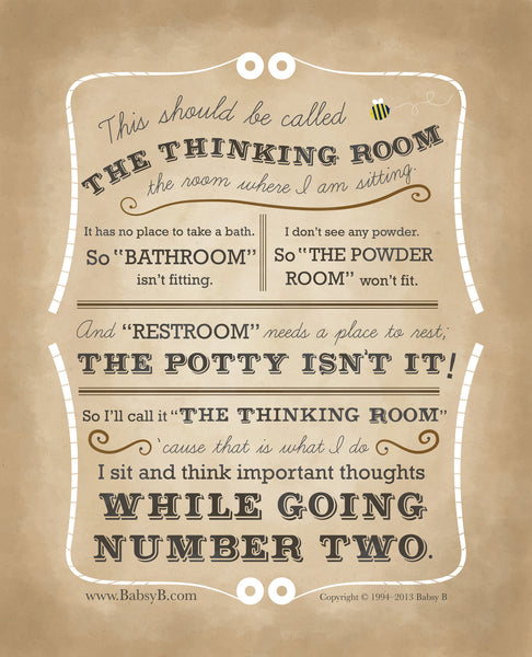 The Thinking Room - Poster