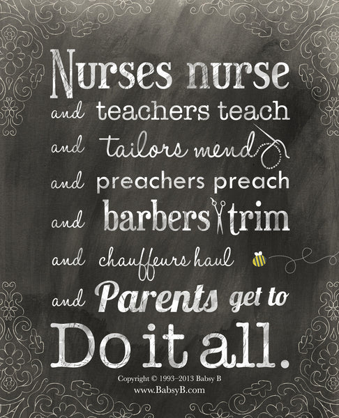 Parents Do It All! - Poster