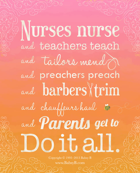 Parents Do It All! - Poster