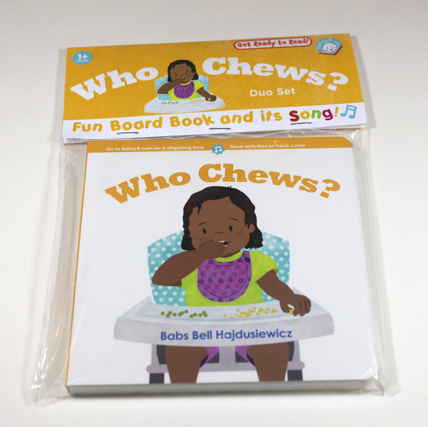 Who Chews? – Duo Set: Board Book & Song (age 1+)